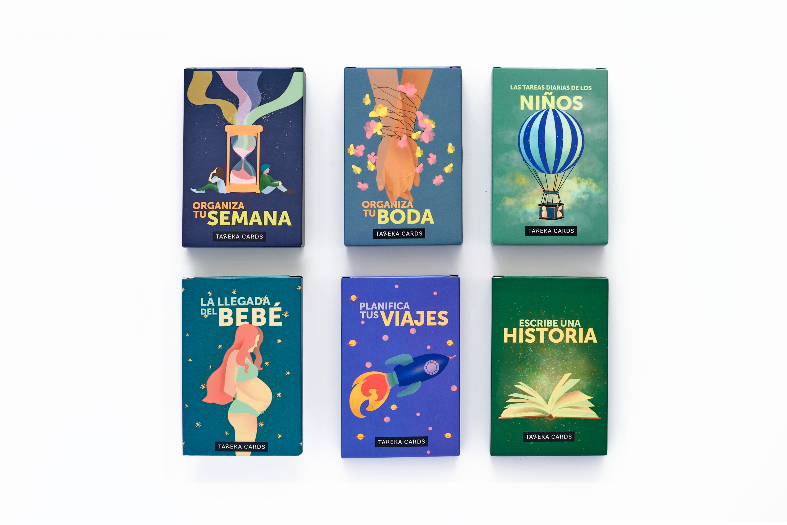 Ejemplo de pared con Tareka Cards 1