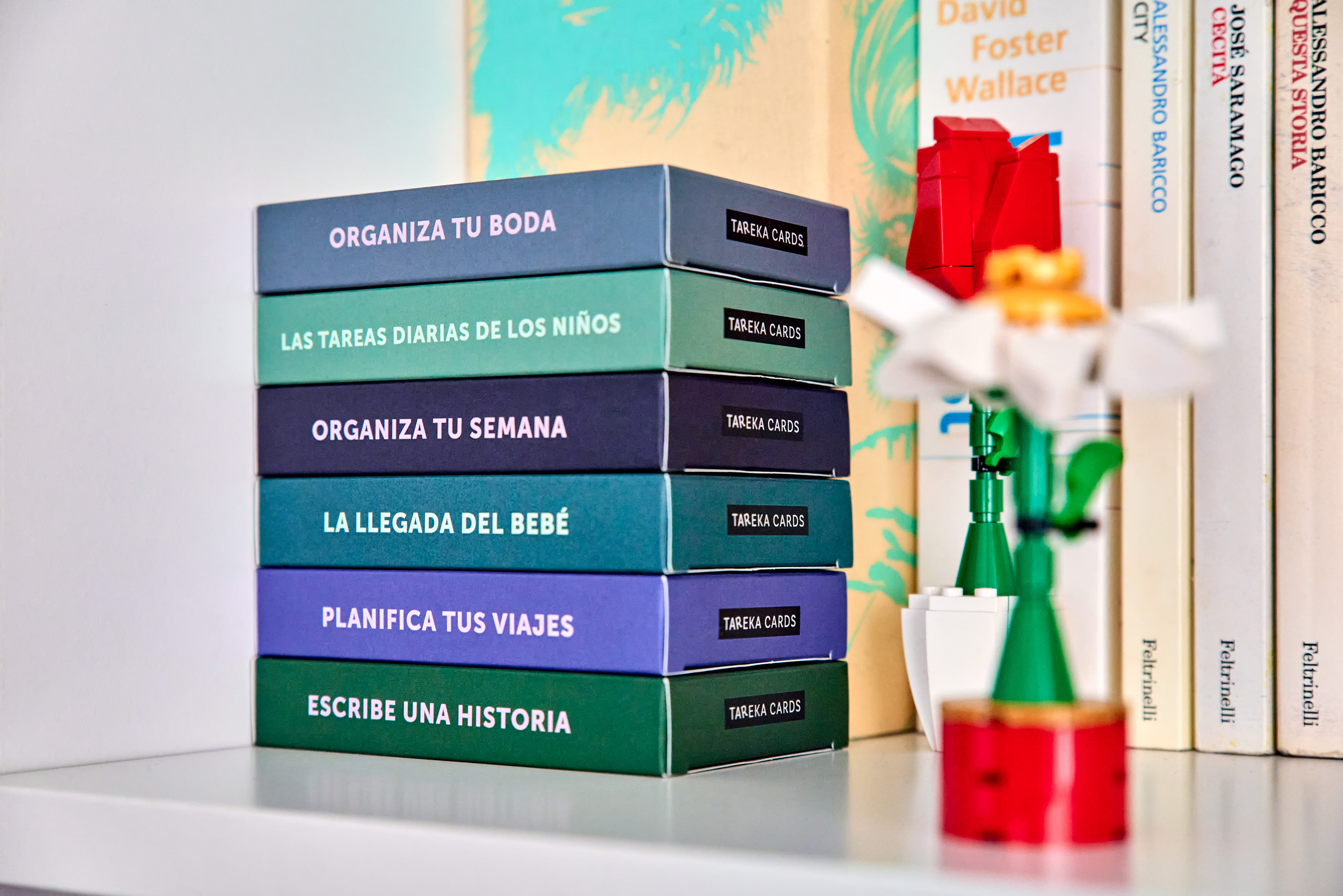 Ejemplo de pared con Tareka Cards 2